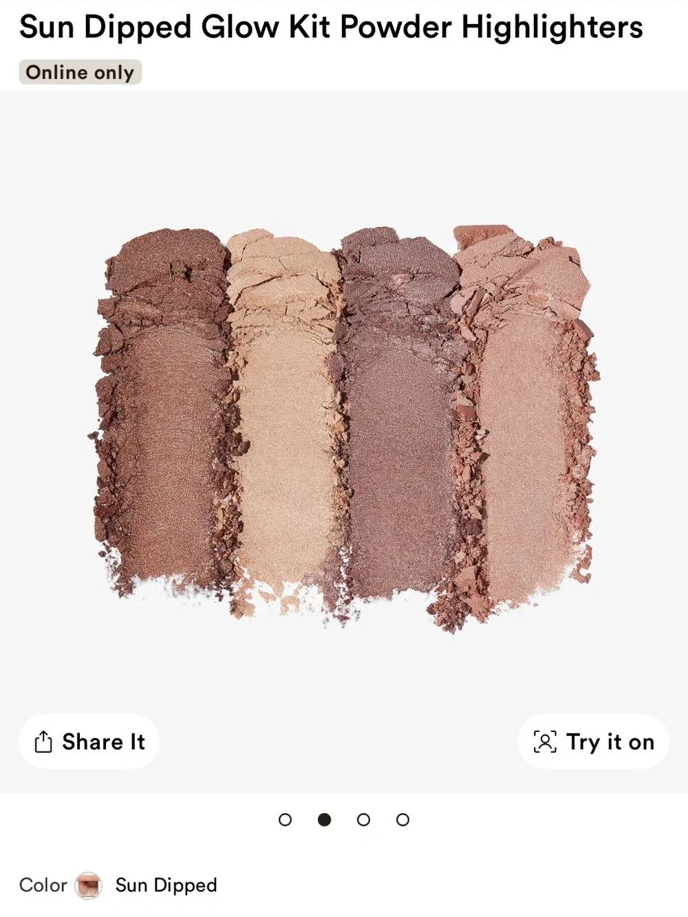 Anastasia Glow Kit Highlighter Palette in Sun Dipped - Anastasia Beverly Hills